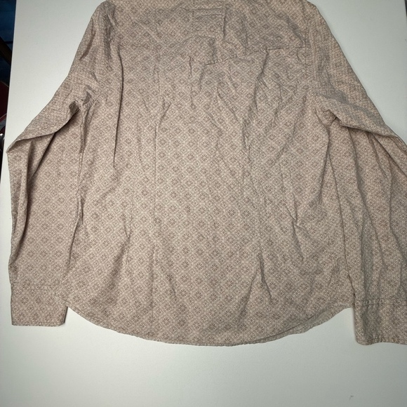 Vintage Tan and cream Guess button-up shirt Sz XL - Picture 2 of 8
